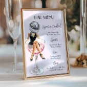 ディスコカクテルガールバーメニューカスタム