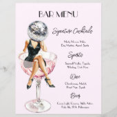 ディスコカクテルガールバーメニューカスタム (正面)