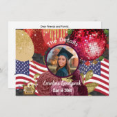 ディスコカスタムパーティー写真詳細 エンクロージャーカード (正面/裏面)