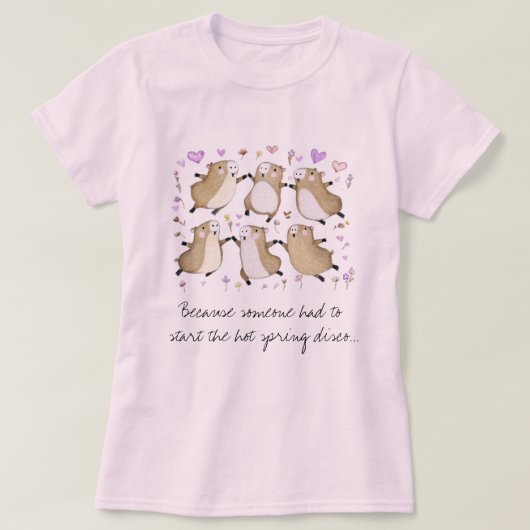 ディスコカピバラTシャツ Tシャツ (デザイン正面)