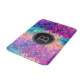 ディスコカラフルグリッター バスマット (アングル)