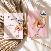 ディスコガールカクテルパーティー招待状 招待状