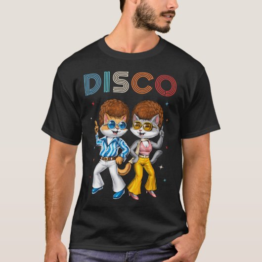 ディスコキャット Tシャツ (正面)