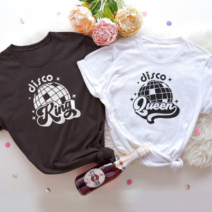 ディスコキンググルームブライド婚約パーティ Tシャツ