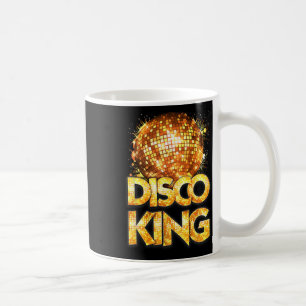 ディスコキング – 70年代コスチュームDiscoボールヴィンテージ コーヒーマグカップ