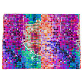 ディスコグリッターのイメージ ラージペーパーバッグ (正面)