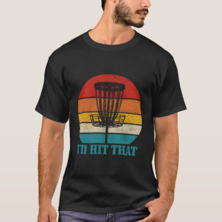 ディスコゴルフ私はそのヴィンテージおもしろいディスクゴルフを打つ Tシャツ