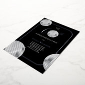 ディスコサプライズ60th誕生日パーティー 箔招待状 (回転した状態)