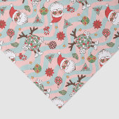 ディスコサンタ&トナカイのホリデーパターン 薄葉紙 (詳細)