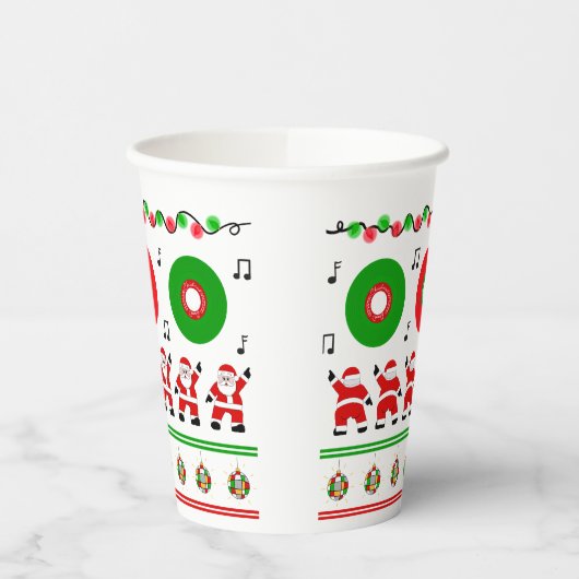 ディスコサンタ 紙コップ (左)