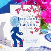 ディスコサントリーニミュージックブーゲンビリアブライダルシャワー 招待状