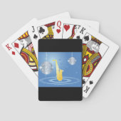 ディスコジャズサックスきらめく鏡ボール トランプ (裏面)