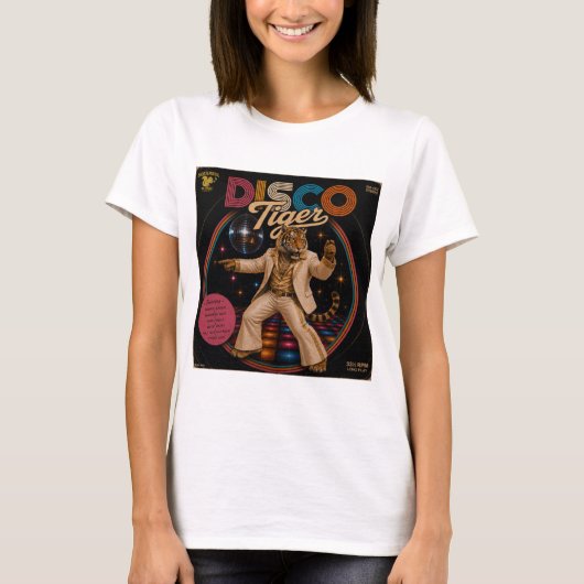 ディスコタイガーアルバム Tシャツ (正面)