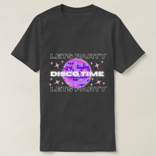 ディスコタイムパーティTシャツ Tシャツ (デザイン正面)