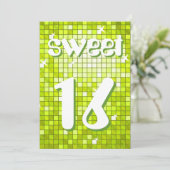 ディスコタイルライム'Sweet 16'招待アメリア文字 招待状 (スタンド正面)