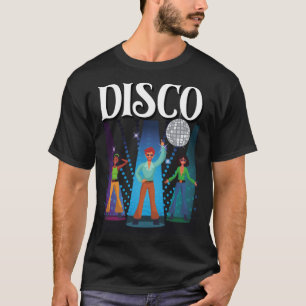 ディスコダンサーDiscoボールDiscoパーティー70s 80sパーティー Tシャツ