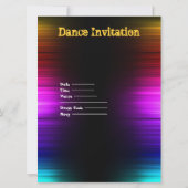 ディスコダンスパーティーイベント群集レイヴ 招待状 (裏面)