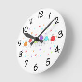 ディスコチックス ラウンド壁時計 (傾斜)