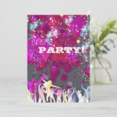 ディスコナイトクラブ グラム バースデー/ブライズゲットパーティー 招待状 (スタンド正面)