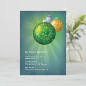 ディスコナイトニューイヤーパーティの招待状 招待状 (スタンド正面)