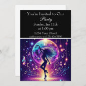 ディスコナイト：エレクトリックムーブスパーティーの招待状 招待状 (正面/裏面)