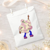 ディスコハロウィーンアフリカフローラ幽霊 フェイバーバッグ (クリップ留めされた状態)