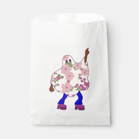 ディスコハロウィーンアフリカフローラ幽霊 フェイバーバッグ (正面)