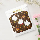 ディスコハロウィーンアフリカ幽霊ブラウン フェイバーバッグ (封をした状態)