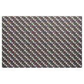 ディスコハロウィーンアフリカ幽霊ブラック ファブリック (ヤード)