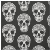 ディスコハロウィーン鏡ボールスカル ファブリック (見本)