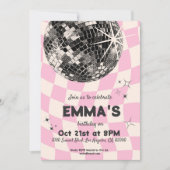 ディスコバースデー招待状 招待状 (正面)