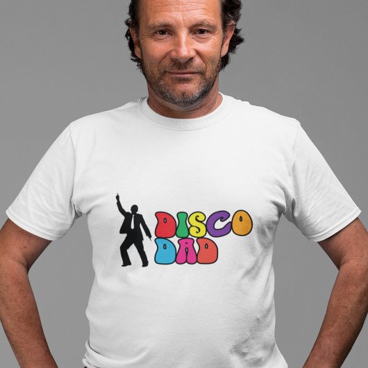 ディスコパパおもしろい – 父の日のTシャツ Tシャツ