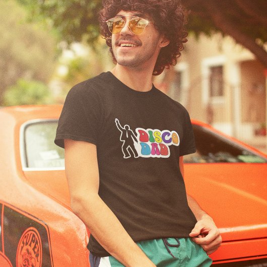 ディスコパパおもしろい – 父の日 Tシャツ