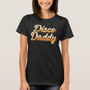ディスコパパレトロヴィンテージ踊りパーティー70s 80s 90 tシャツ
