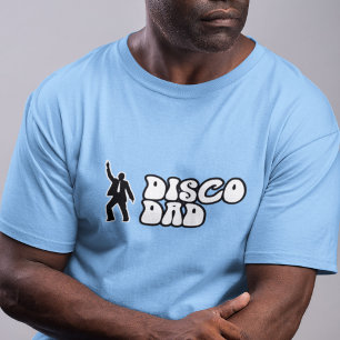 ディスコパパ-パパ用の舌の付いたシャツ Tシャツ