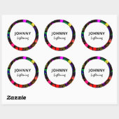 ディスコパーソナライズされたLEDライト ラウンドシール (シート)