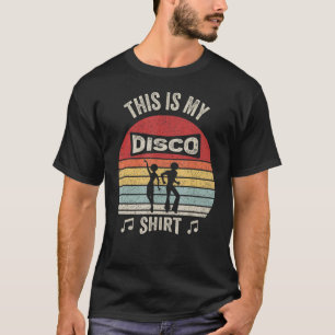 ディスコパーティーダンスギフトヴィンテージレトロディスコ70s & 8 tシャツ
