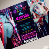 ディスコパーティーチケットパス 25歳の誕生日 招待状