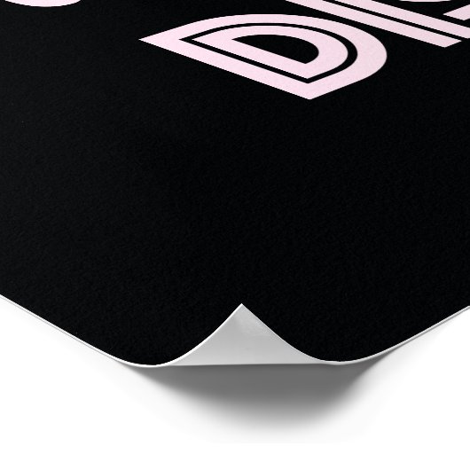 ディスコパーティーレトロ70sパーティーウェルカムサイン ポスター (角)