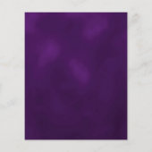 ディスコパーティー紫の誕生日の招待 (裏面)