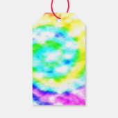 ディスコパーティー絞り染め大人グルービー誕生日パーティー ギフトタグ (裏面)