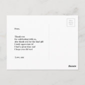 ディスコパーティー,グリッター,ダンス,パーティーサンキューカード ポストカード (裏面)