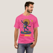 ディスコビスケット 90年代レイブ風ダンシングクッキー Tシャツ (正面フル)