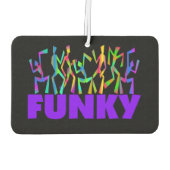 ディスコファンキーダンサー車の空気清浄機 カーエアーフレッシュナー (裏面)