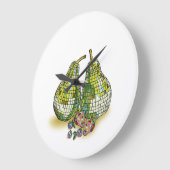 ディスコフルーツウォールクロック ラージ壁時計 (傾斜)