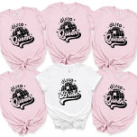 ディスコブライドベー名前をカスタムするバチェロレッテ Tシャツ<br><div class="desc">ディスコブライドベー名前をカスタムするバチェロレッテTシャツ</div>