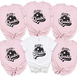 ディスコブライドベー名前をカスタムするバチェロレッテ Tシャツ