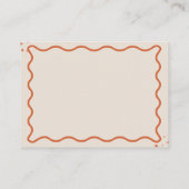 ディスコベビーグルーヴィーベビーシャワーおむつラッフル エンクロージャーカード (裏面)