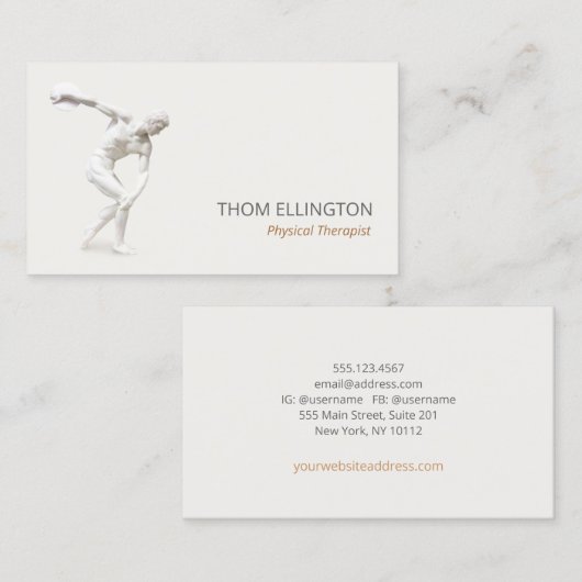 ディスコボラスの名刺 名刺 (正面/裏面)