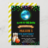 ディスコボーリングの招待 招待状 (正面/裏面)